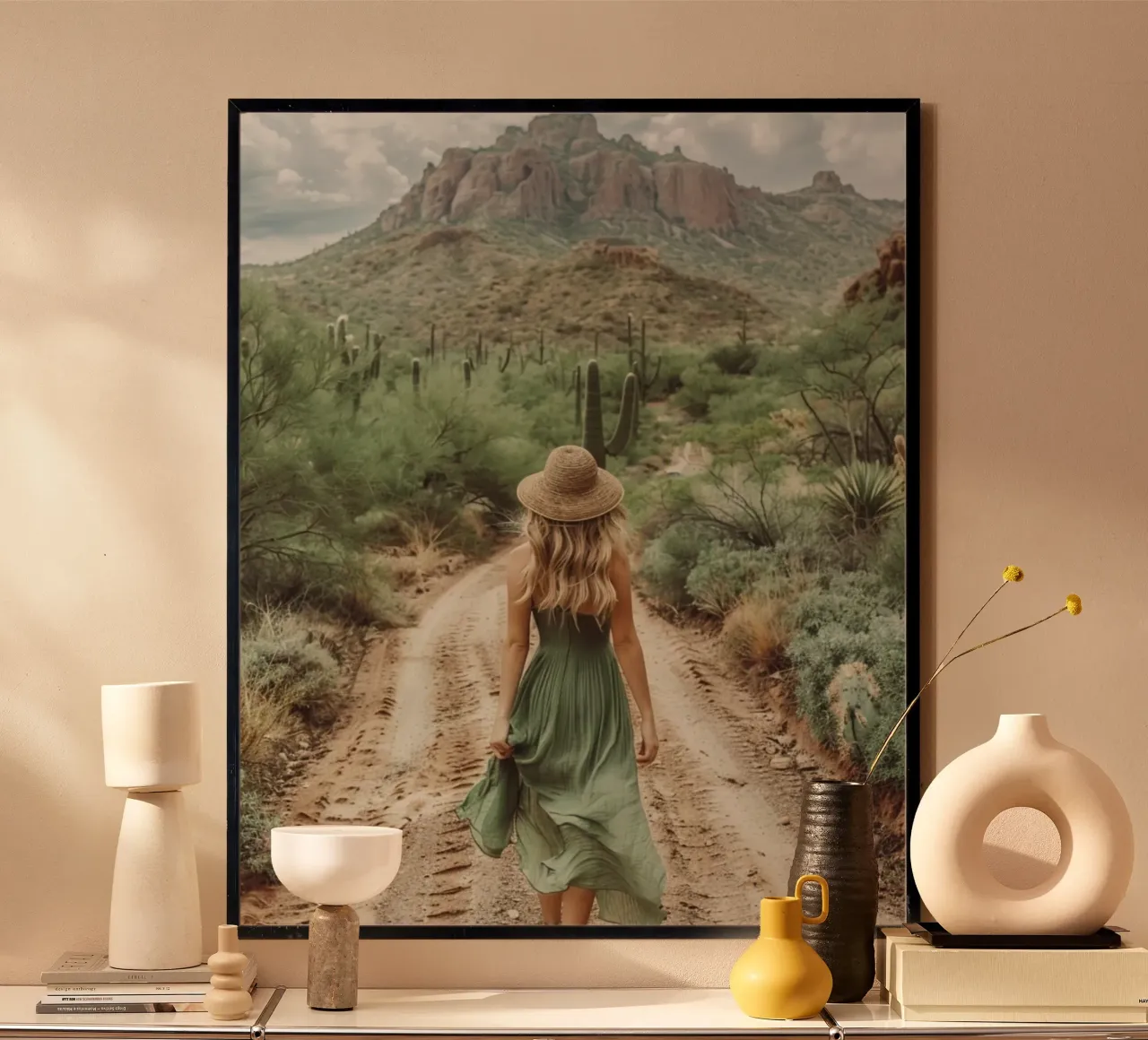 Riverbero di menta poster da PhotoVibe Decor