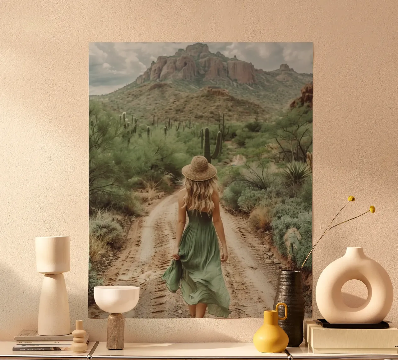 Riverbero di menta poster da PhotoVibe Decor