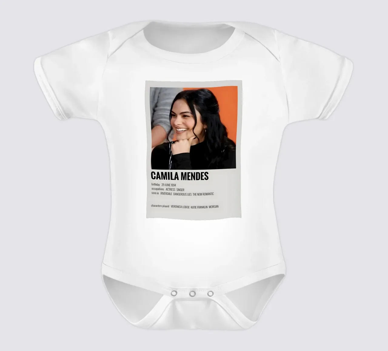 CAMILA MENDES body neonato maniche corte da MVFminimalist