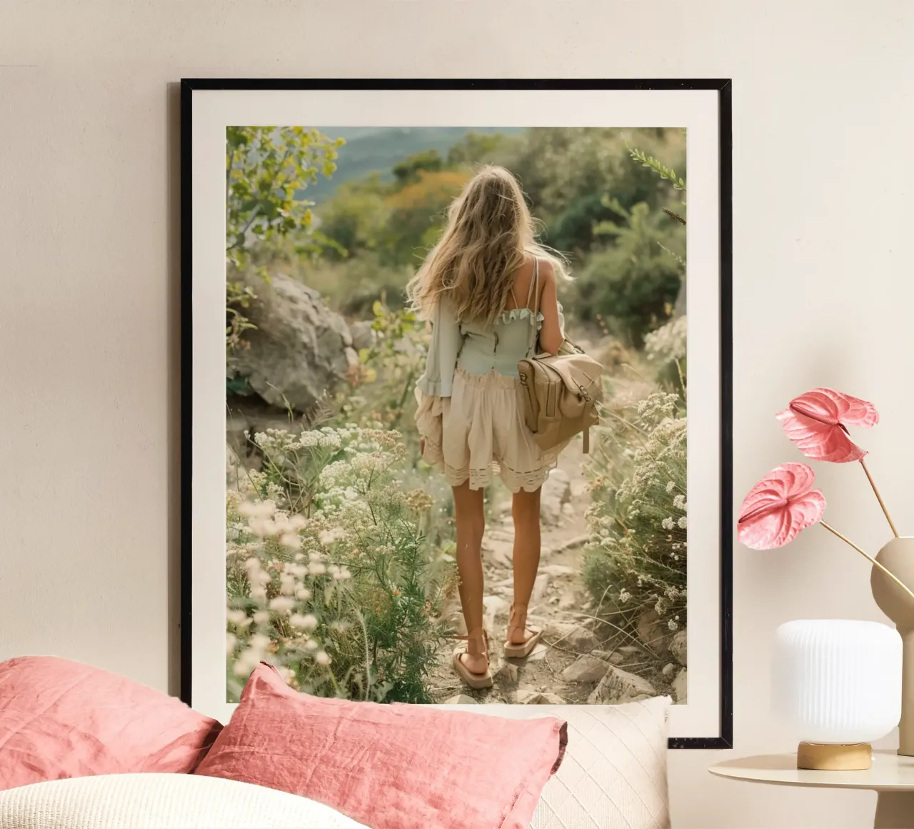 Riverbero di menta poster da PhotoVibe Decor