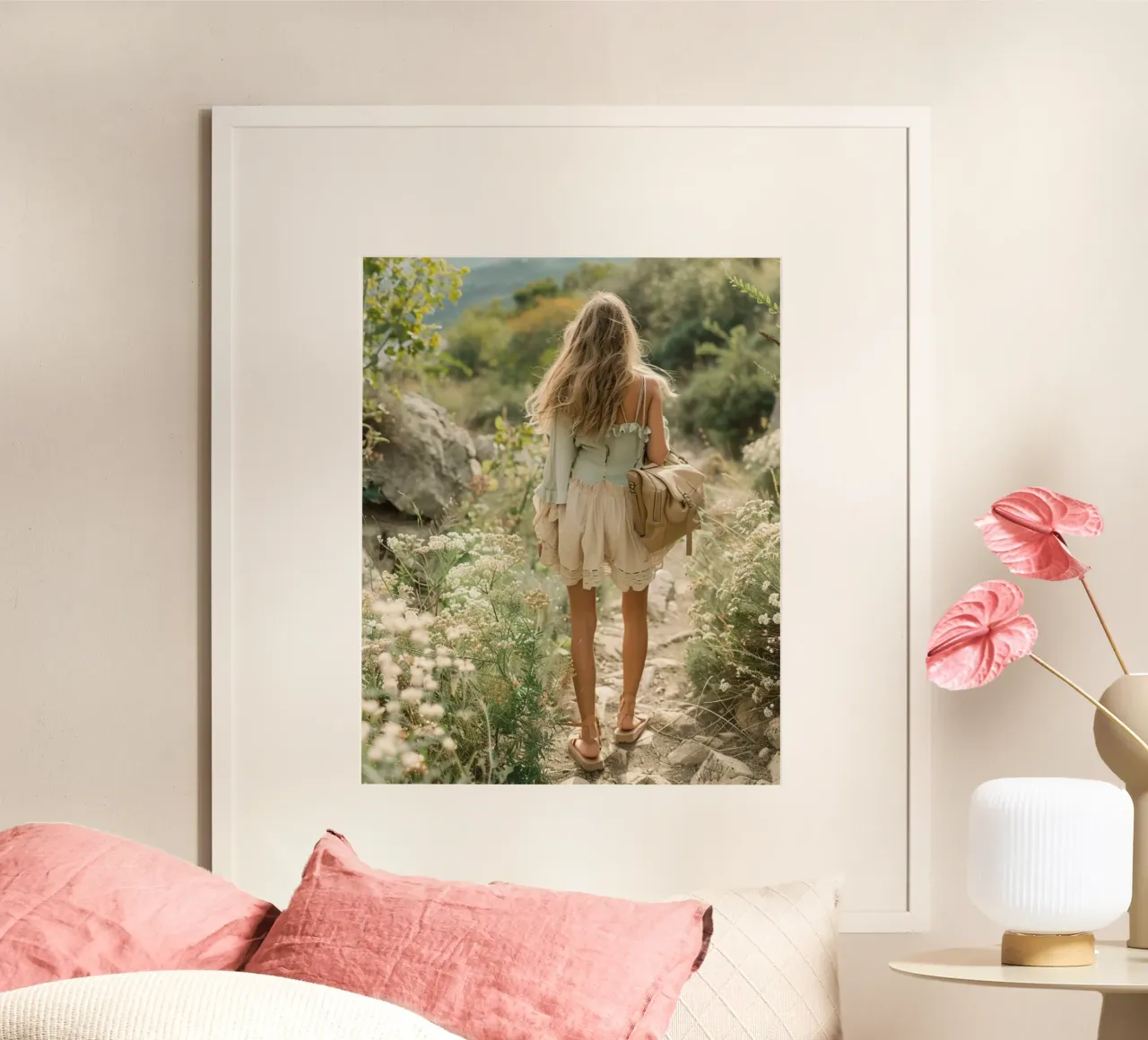 Riverbero di menta poster da PhotoVibe Decor