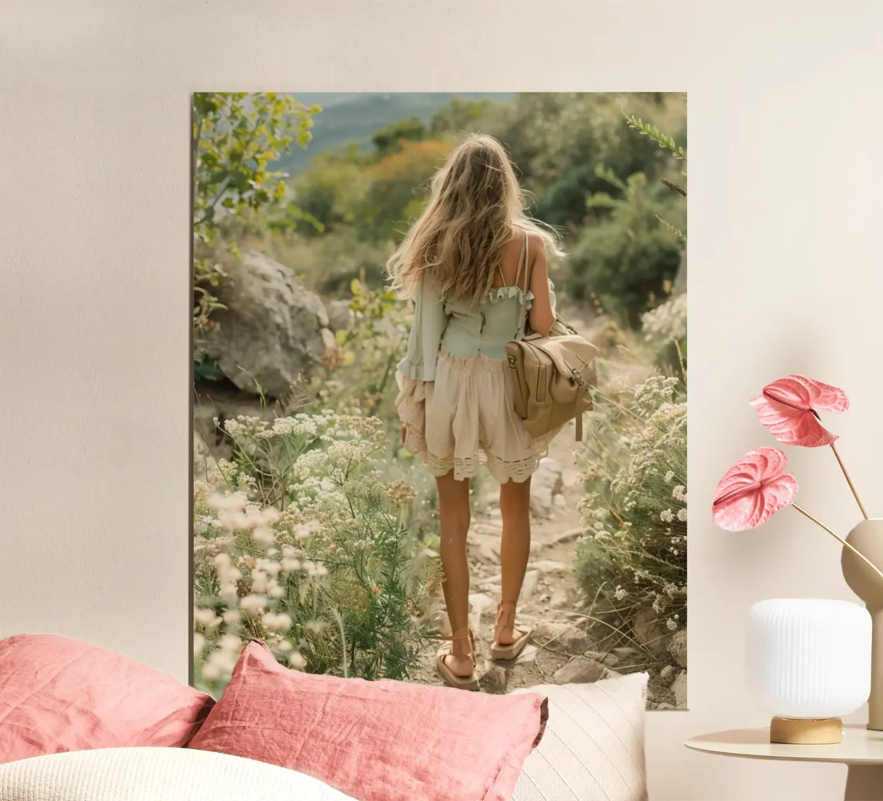 Riverbero di menta poster da PhotoVibe Decor