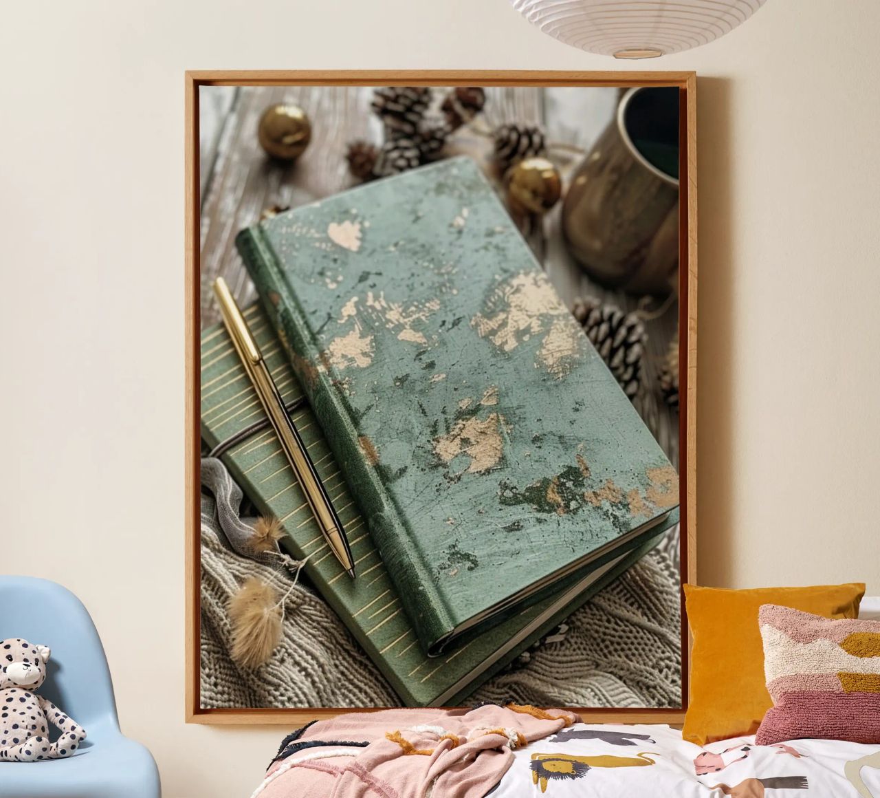 Mint Reverie canvas by PhotoVibe Decor