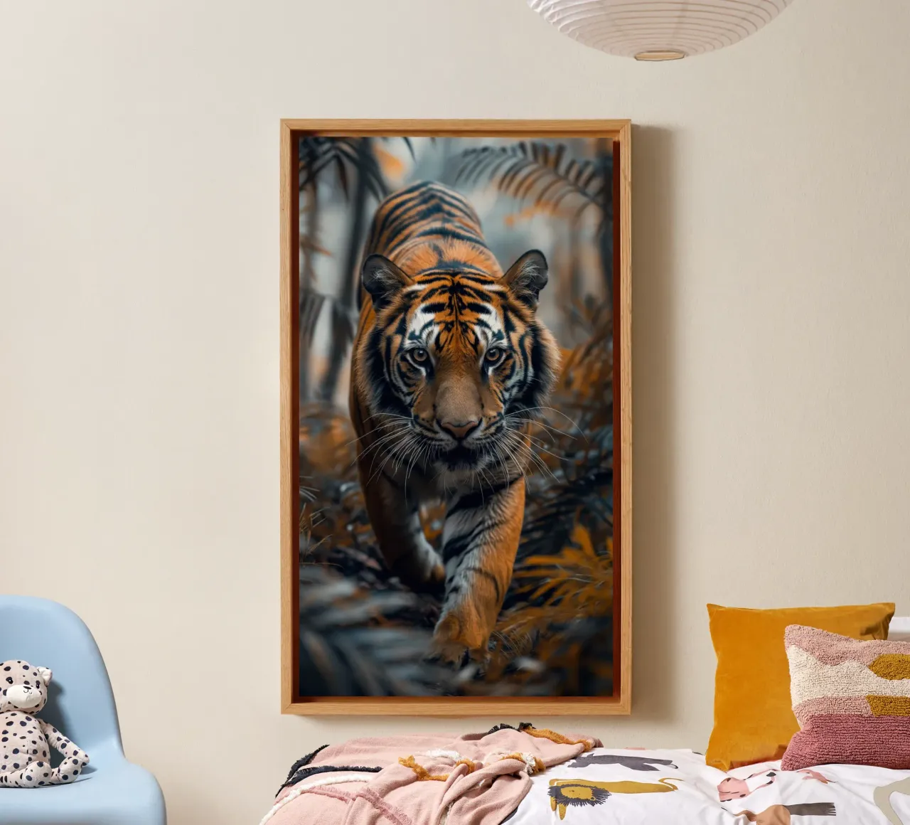 Muurkunst van Imagine canvas met Baklijst van Imagine