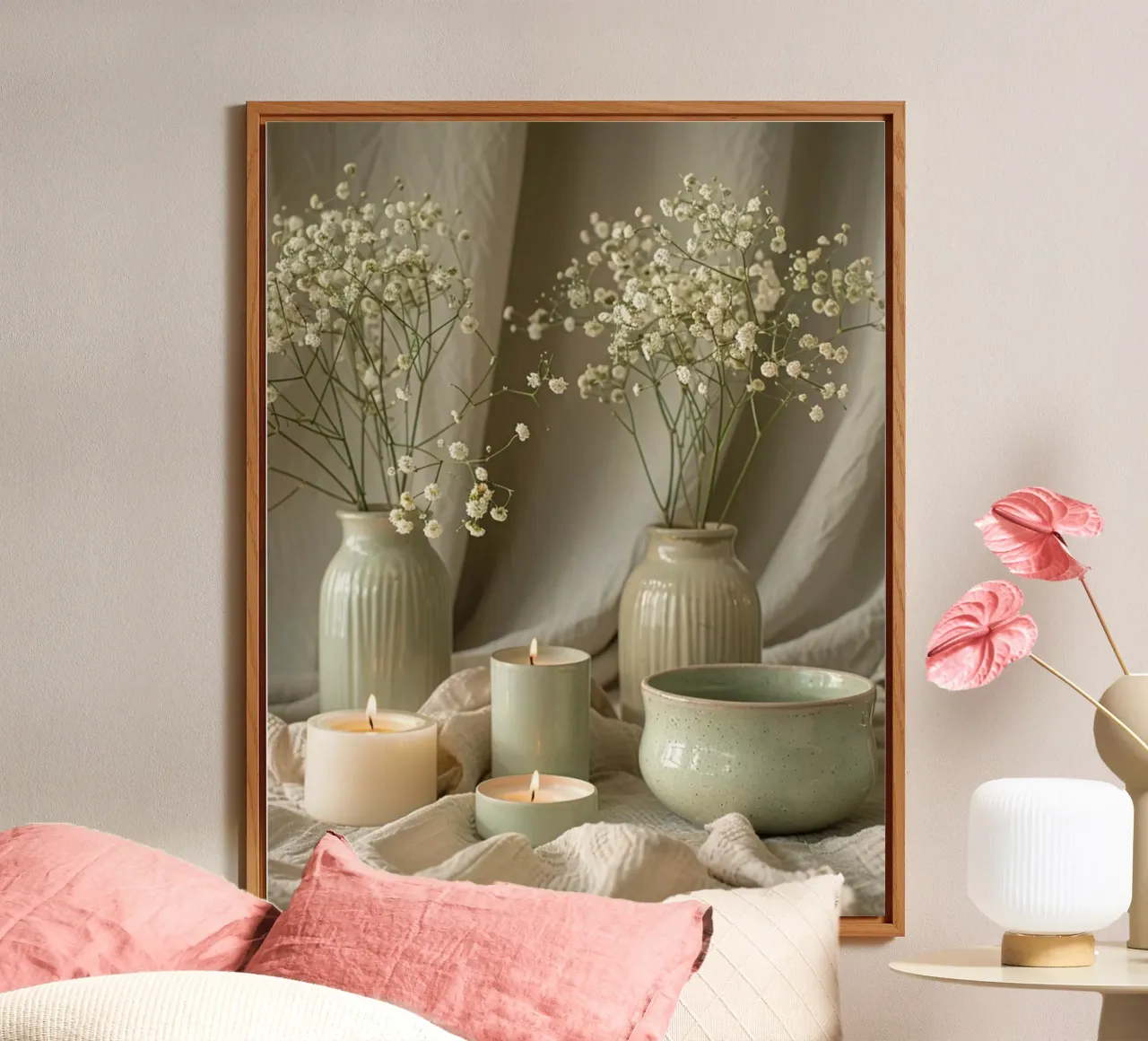 Riverbero di menta alluminio dibond da PhotoVibe Decor