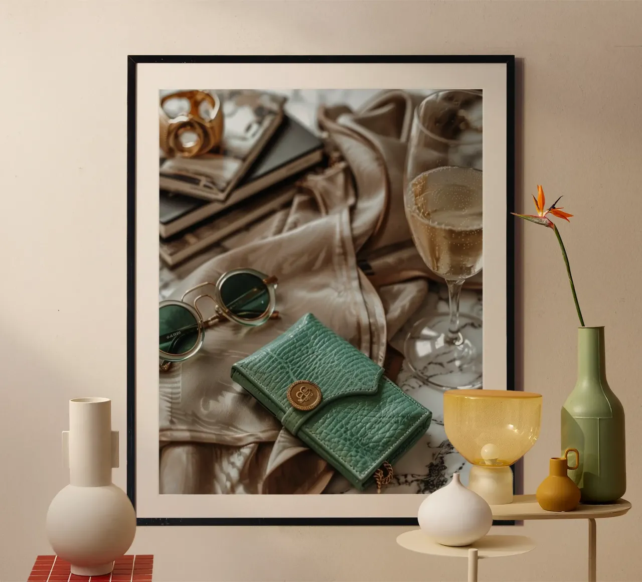 Riverbero di menta poster da PhotoVibe Decor