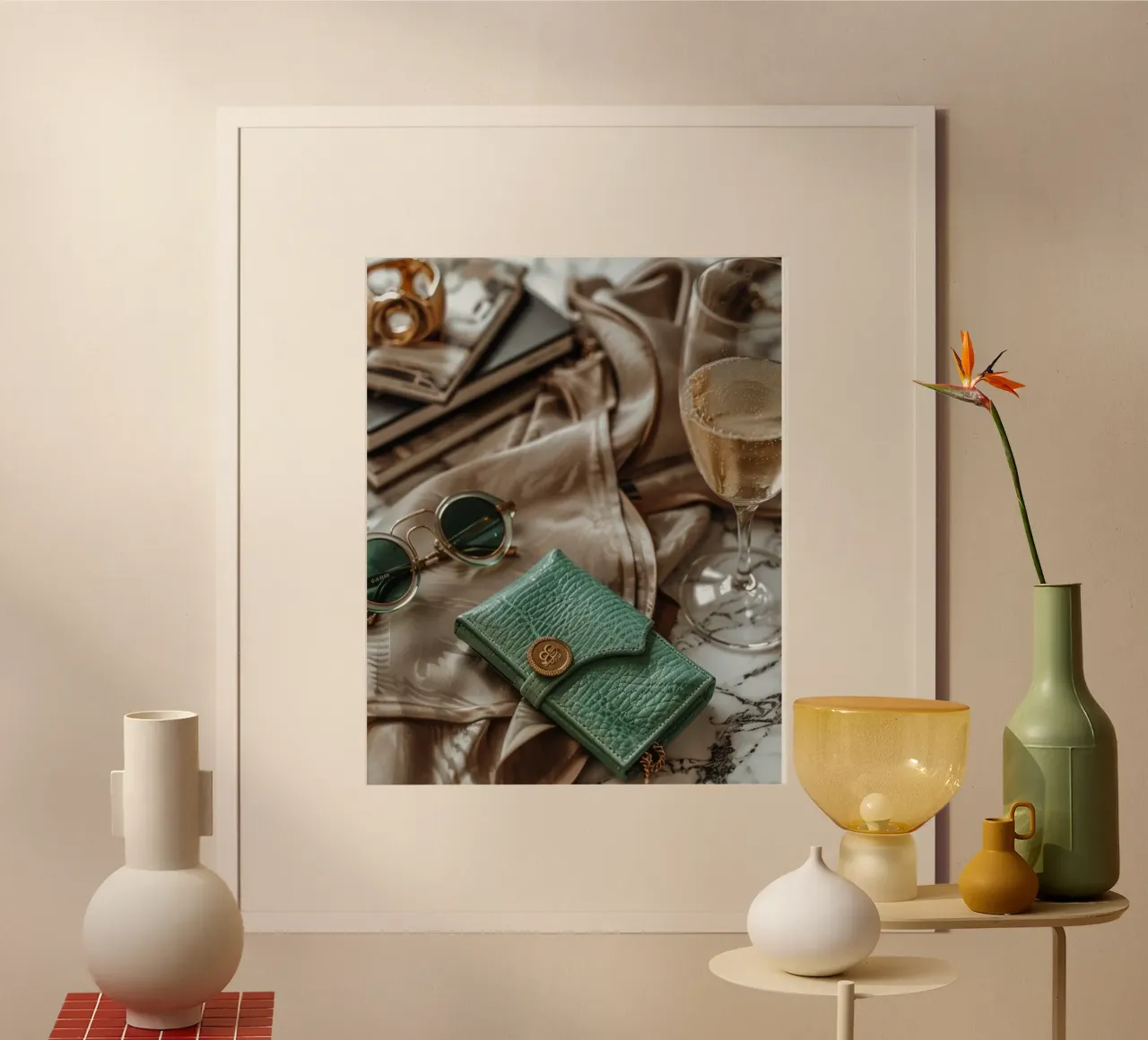 Riverbero di menta poster da PhotoVibe Decor