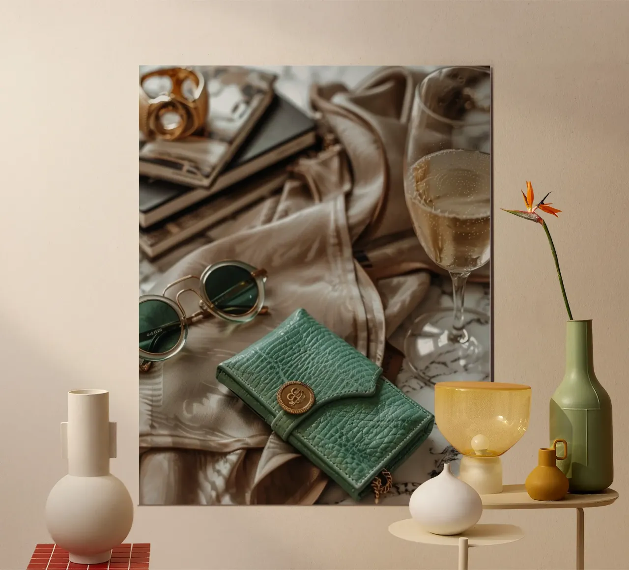 Riverbero di menta poster da PhotoVibe Decor