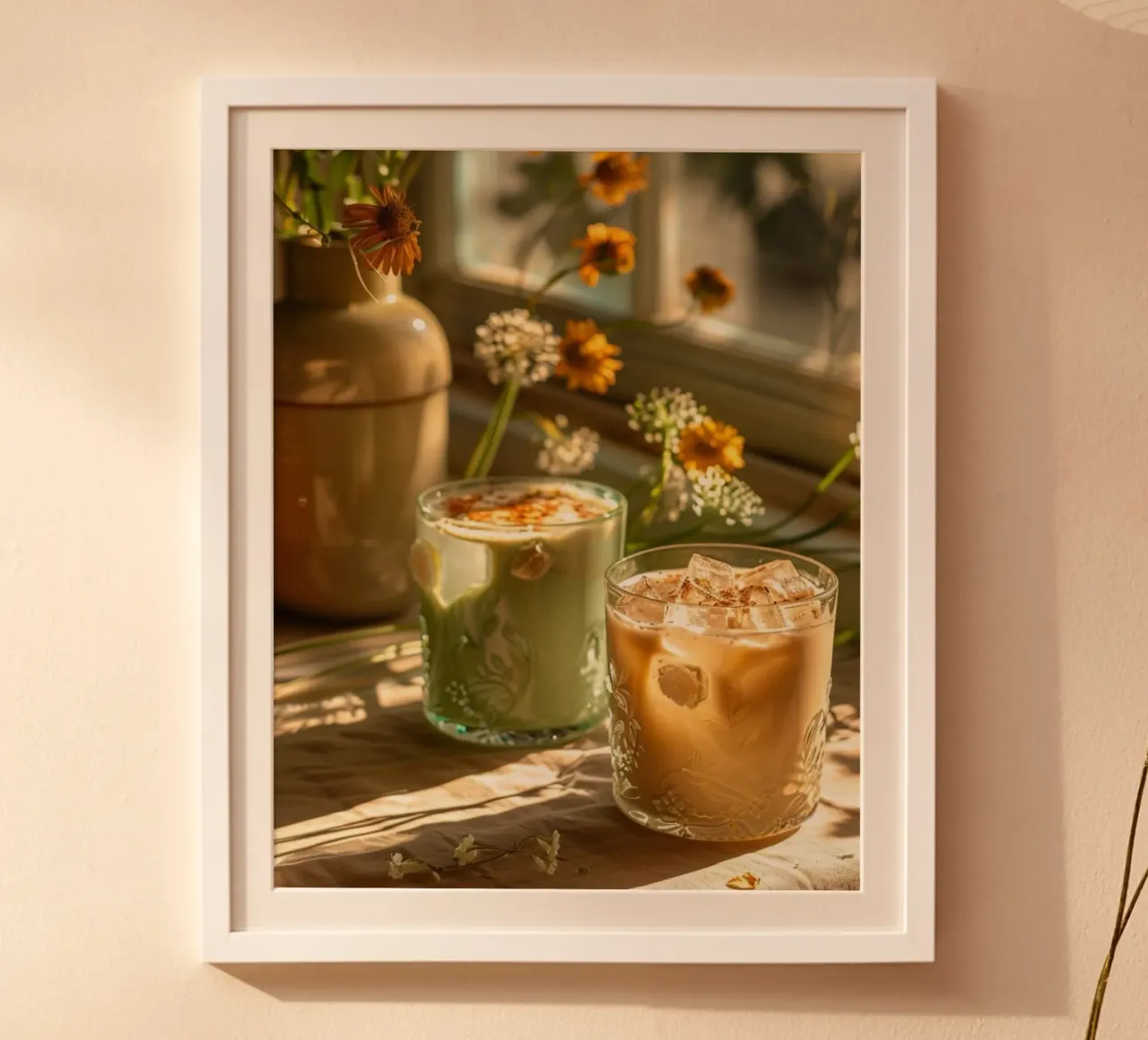 Riverbero di menta poster da PhotoVibe Decor