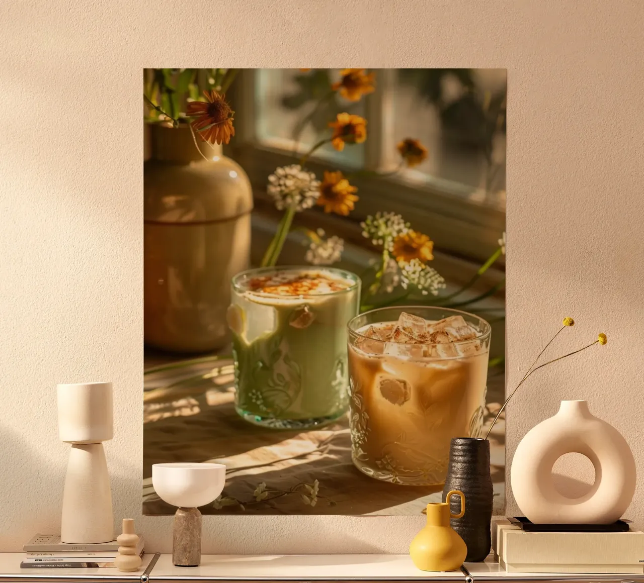 Riverbero di menta poster da PhotoVibe Decor