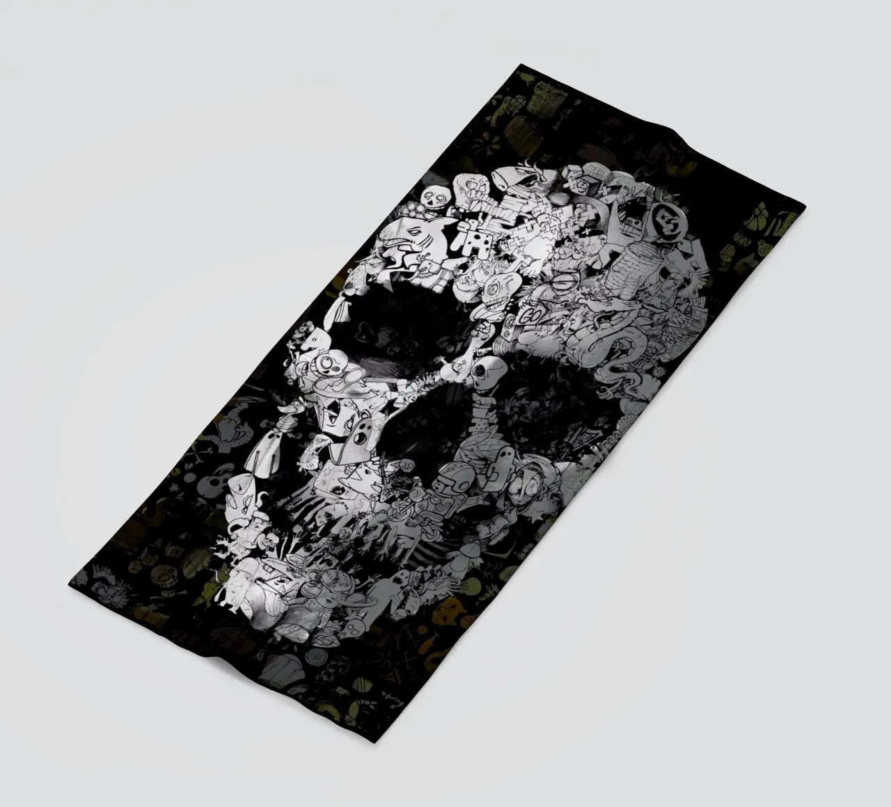 Doodle Skull telo mare da Ali Gulec