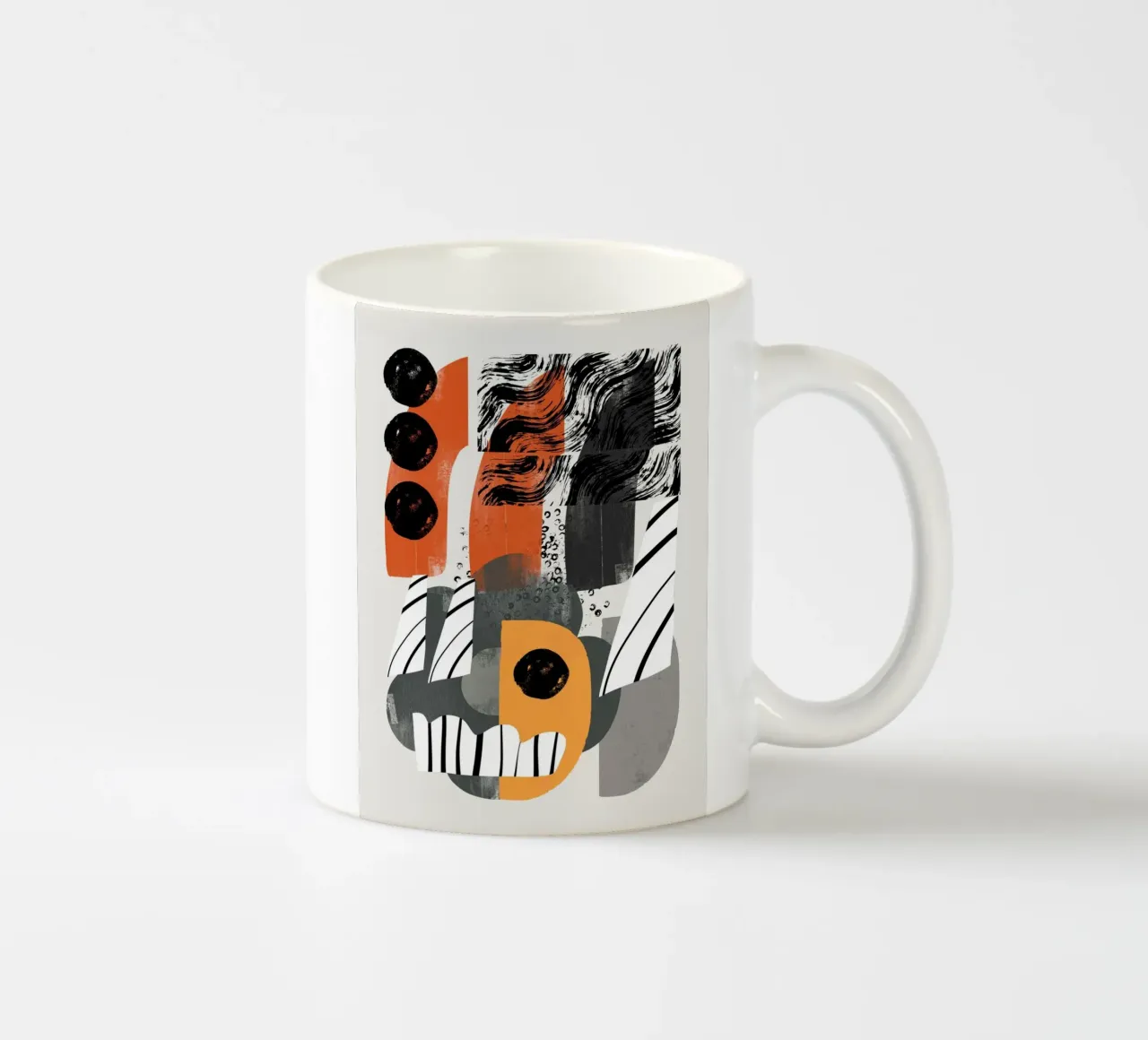 Collage di forme 03 tazza in ceramica da Little Dean