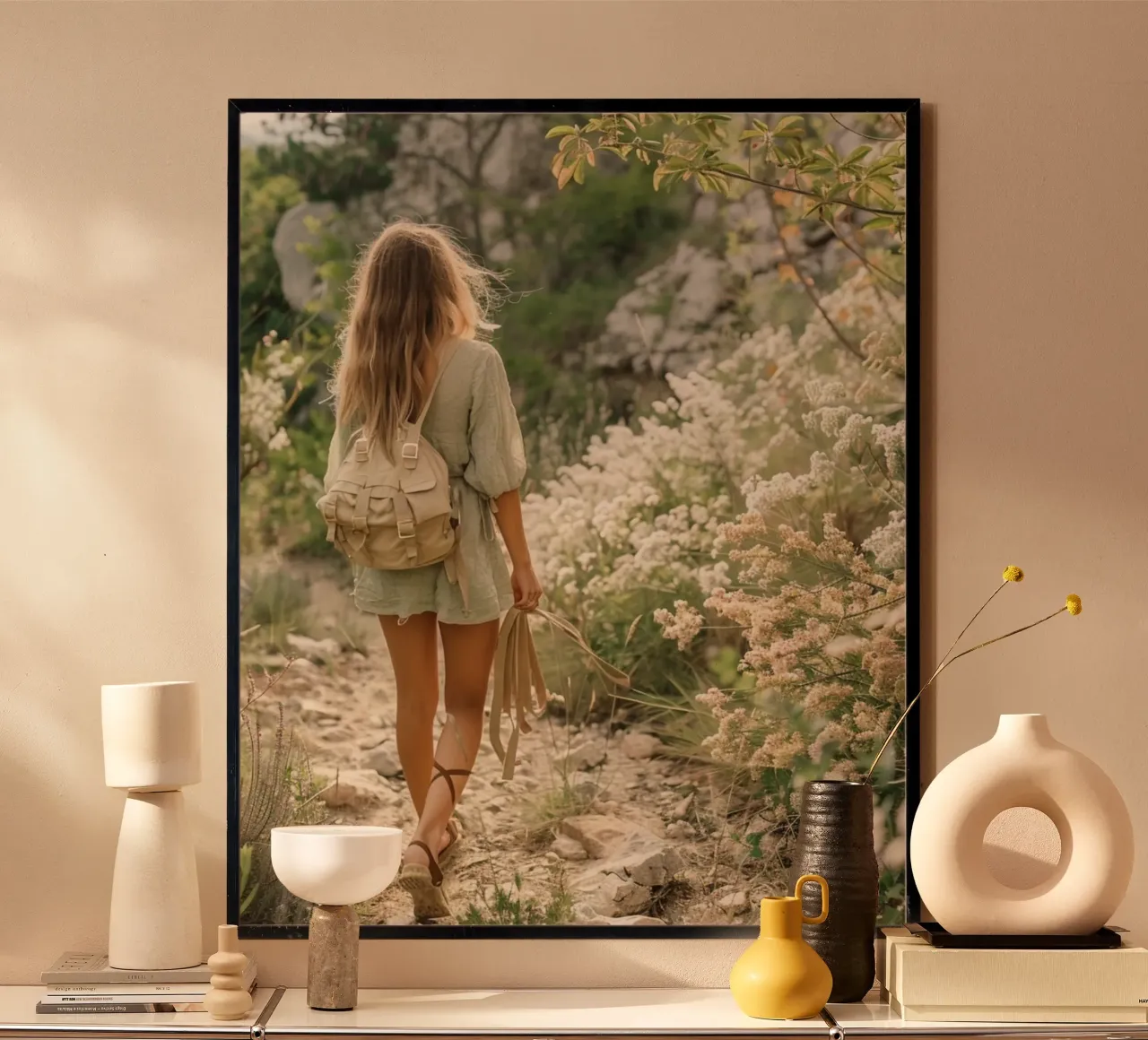 Riverbero di menta poster da PhotoVibe Decor