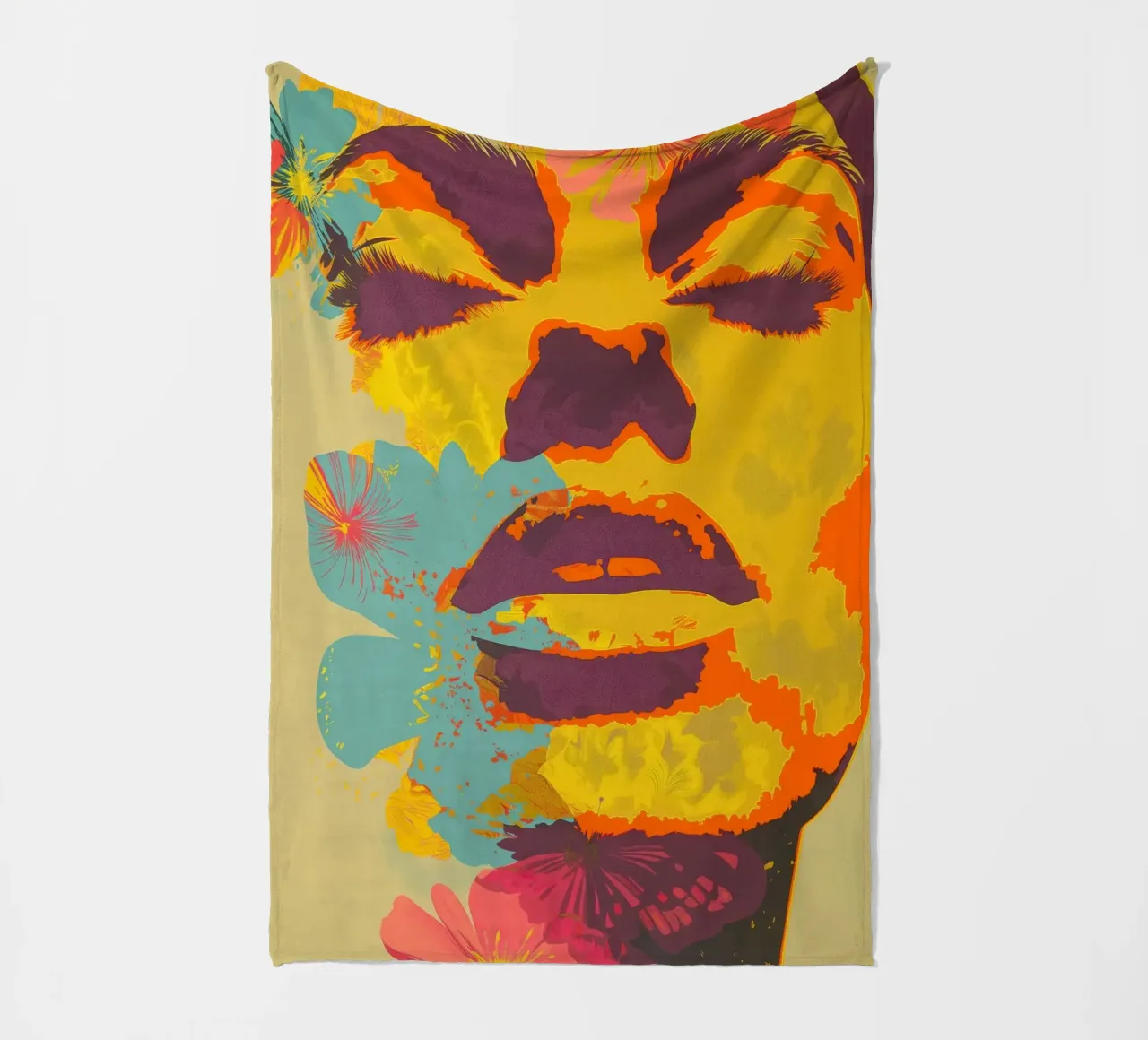 Wall-art by Imagine fleece blanket by Imagine