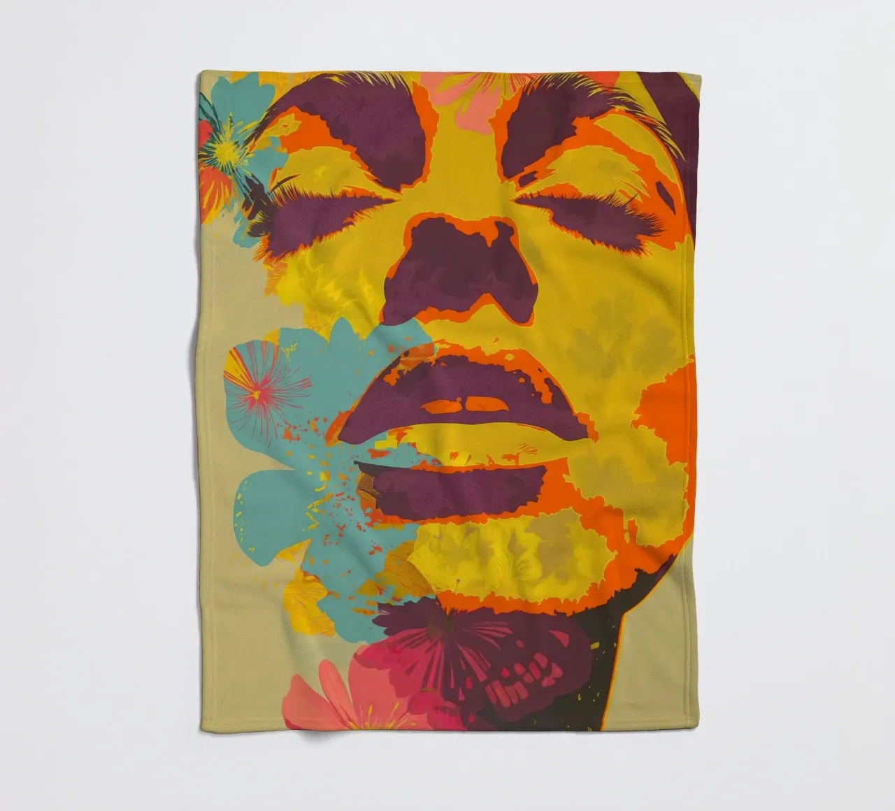 Wall-art by Imagine fleece blanket by Imagine