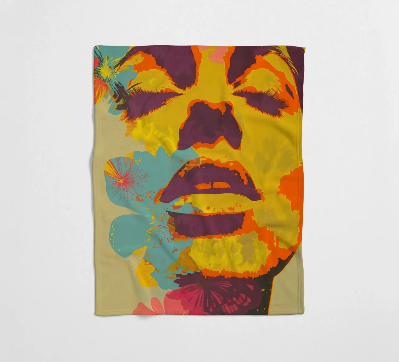 Wall-art by Imagine fleece blanket by Imagine