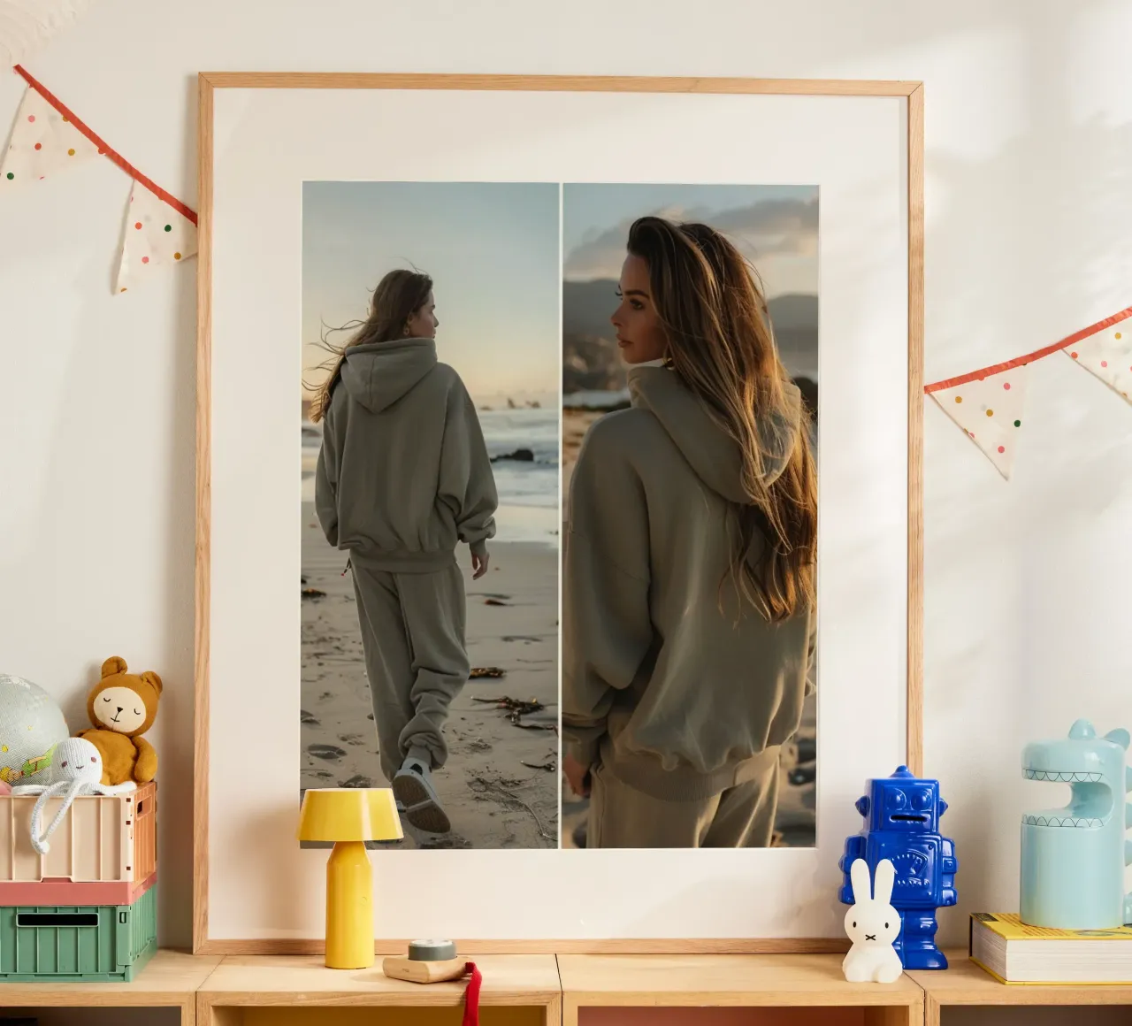Riverbero di menta poster da PhotoVibe Decor