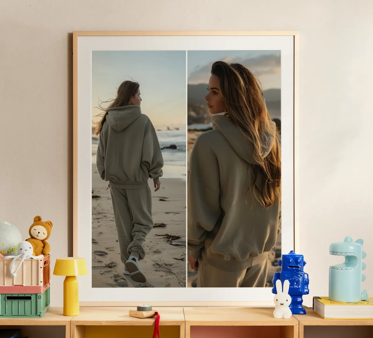 Riverbero di menta poster da PhotoVibe Decor