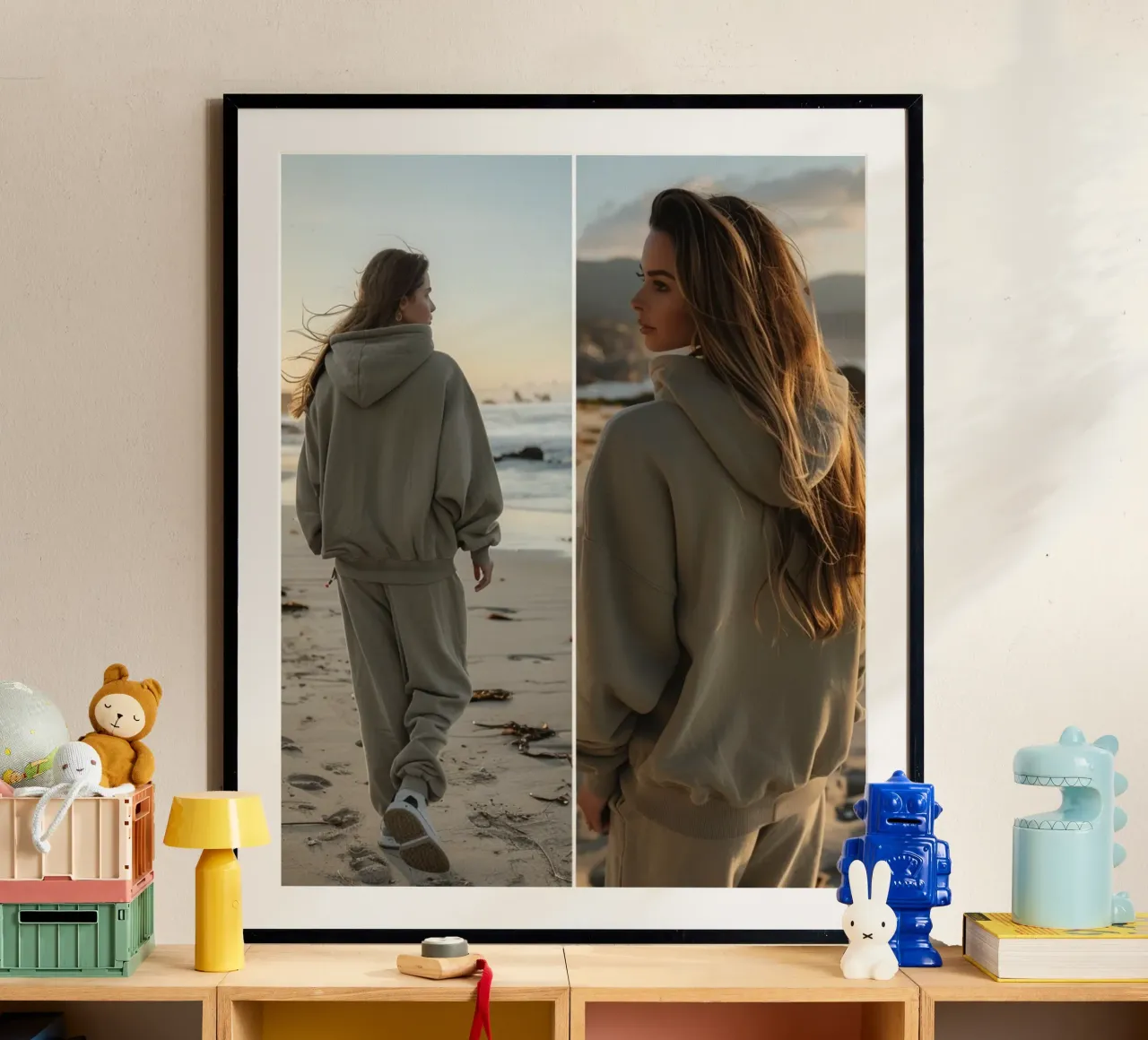 Riverbero di menta poster da PhotoVibe Decor