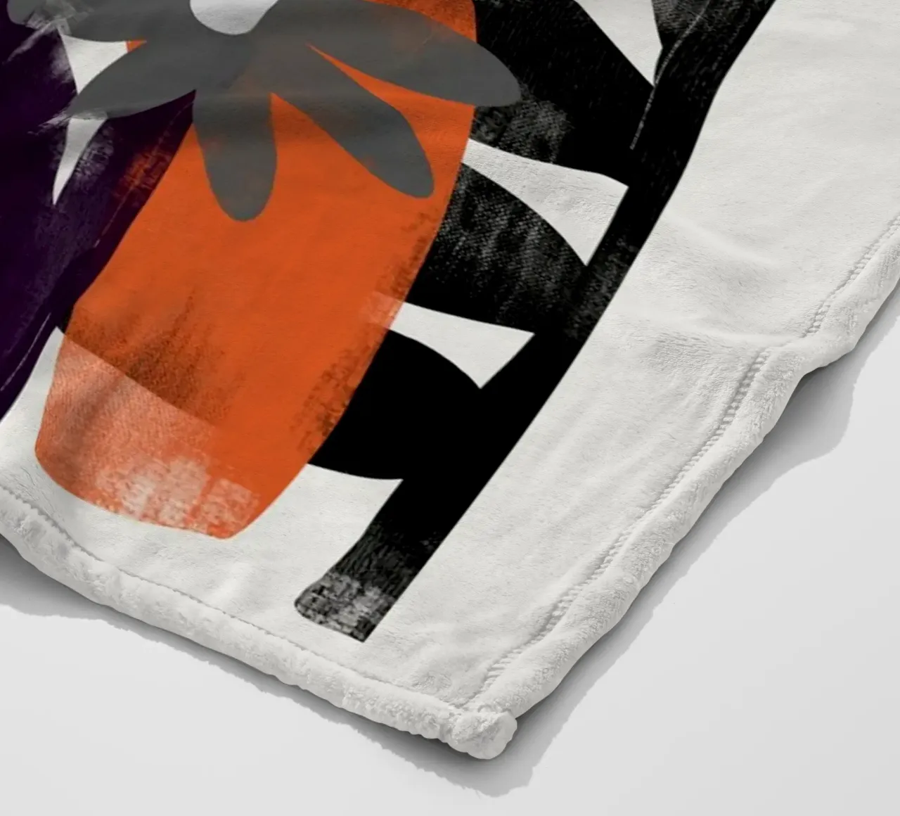 Collage di forme 04 coperta in pile da Little Dean