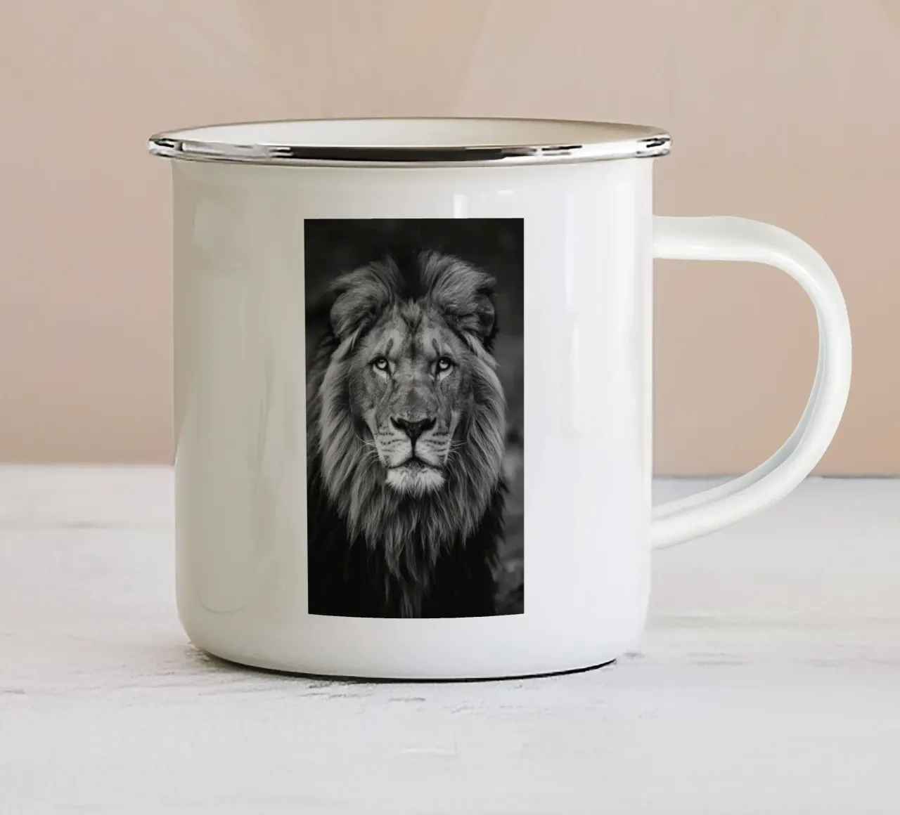 Arte da parete di Imagine tazza in smalto da Imagine