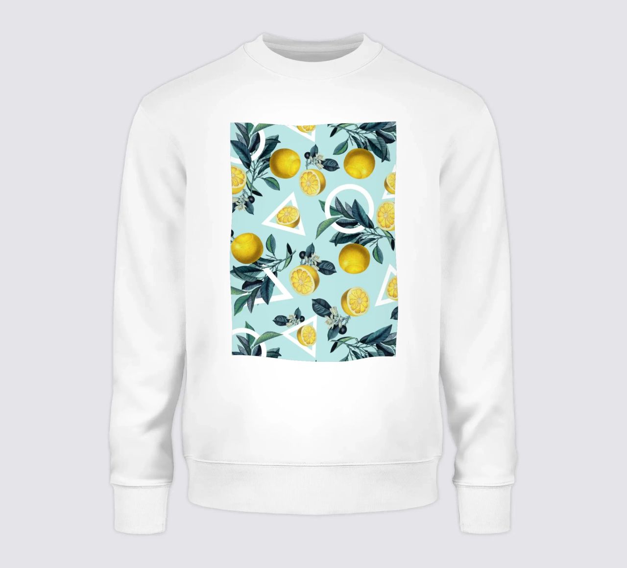 Geometric and Lemon Pattern III felpa da burcukorkmazyurek