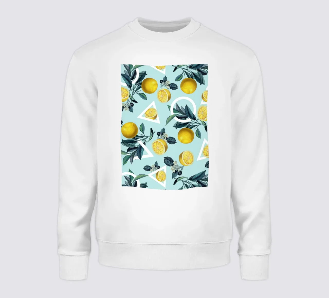 Geometric and Lemon Pattern III felpa da burcukorkmazyurek