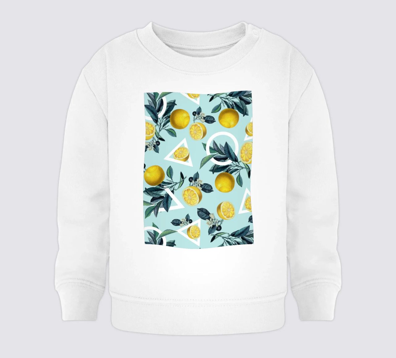 Geometric and Lemon Pattern III felpa neonato da burcukorkmazyurek