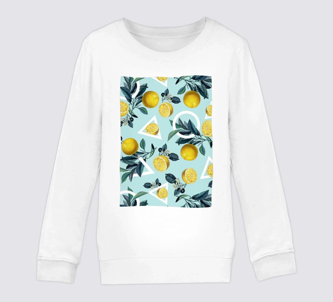 Geometric and Lemon Pattern III felpa bambino da burcukorkmazyurek