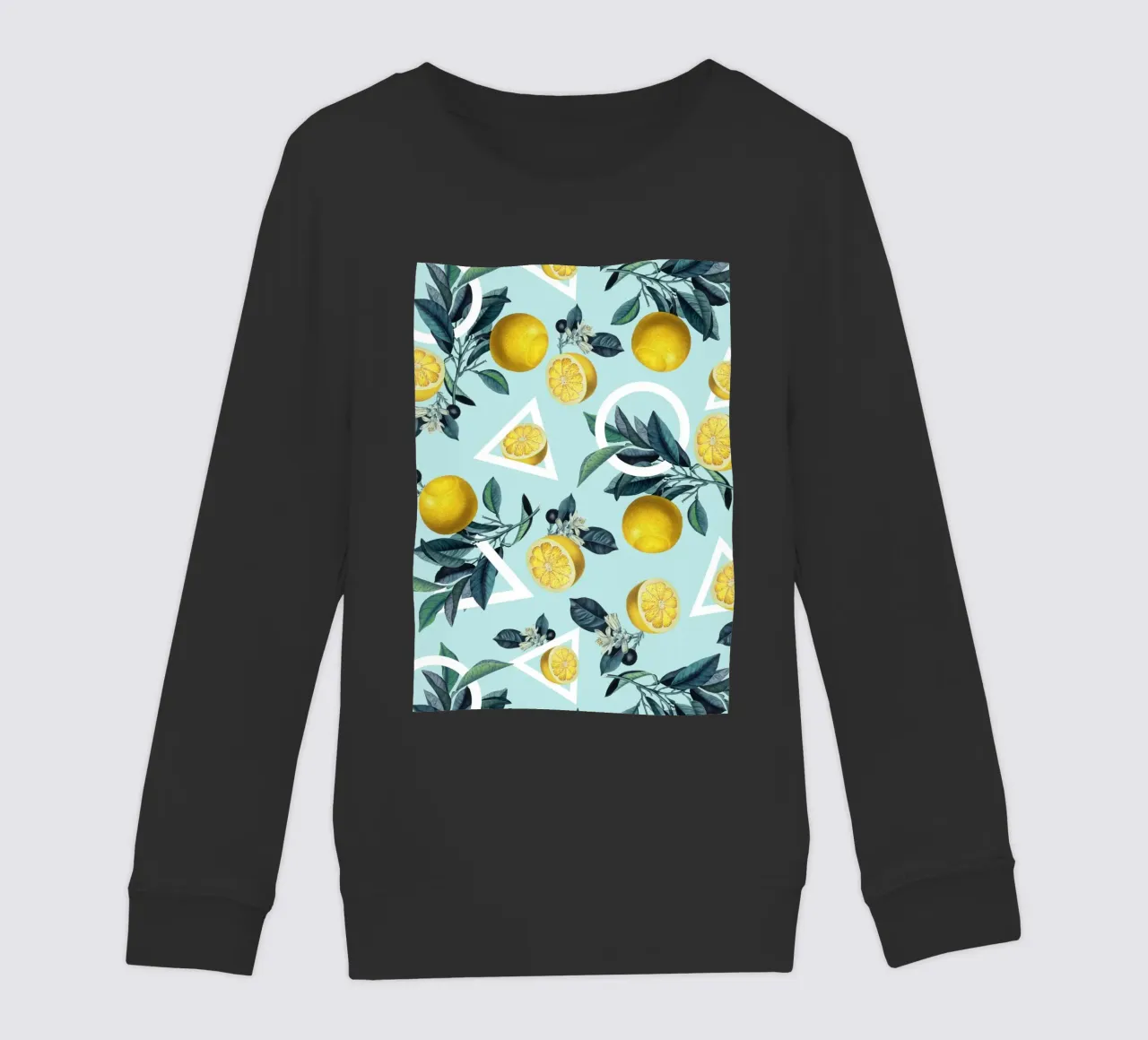 Geometric and Lemon Pattern III felpa bambino da burcukorkmazyurek