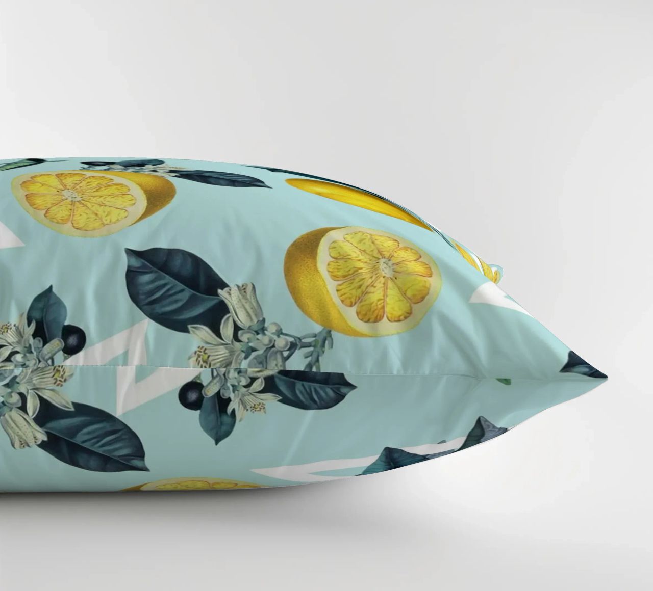 Geometric and Lemon Pattern III cuscino da burcukorkmazyurek