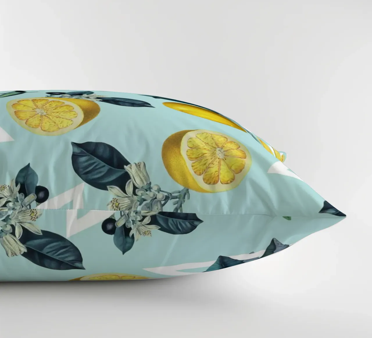 Geometric and Lemon Pattern III cuscino da burcukorkmazyurek