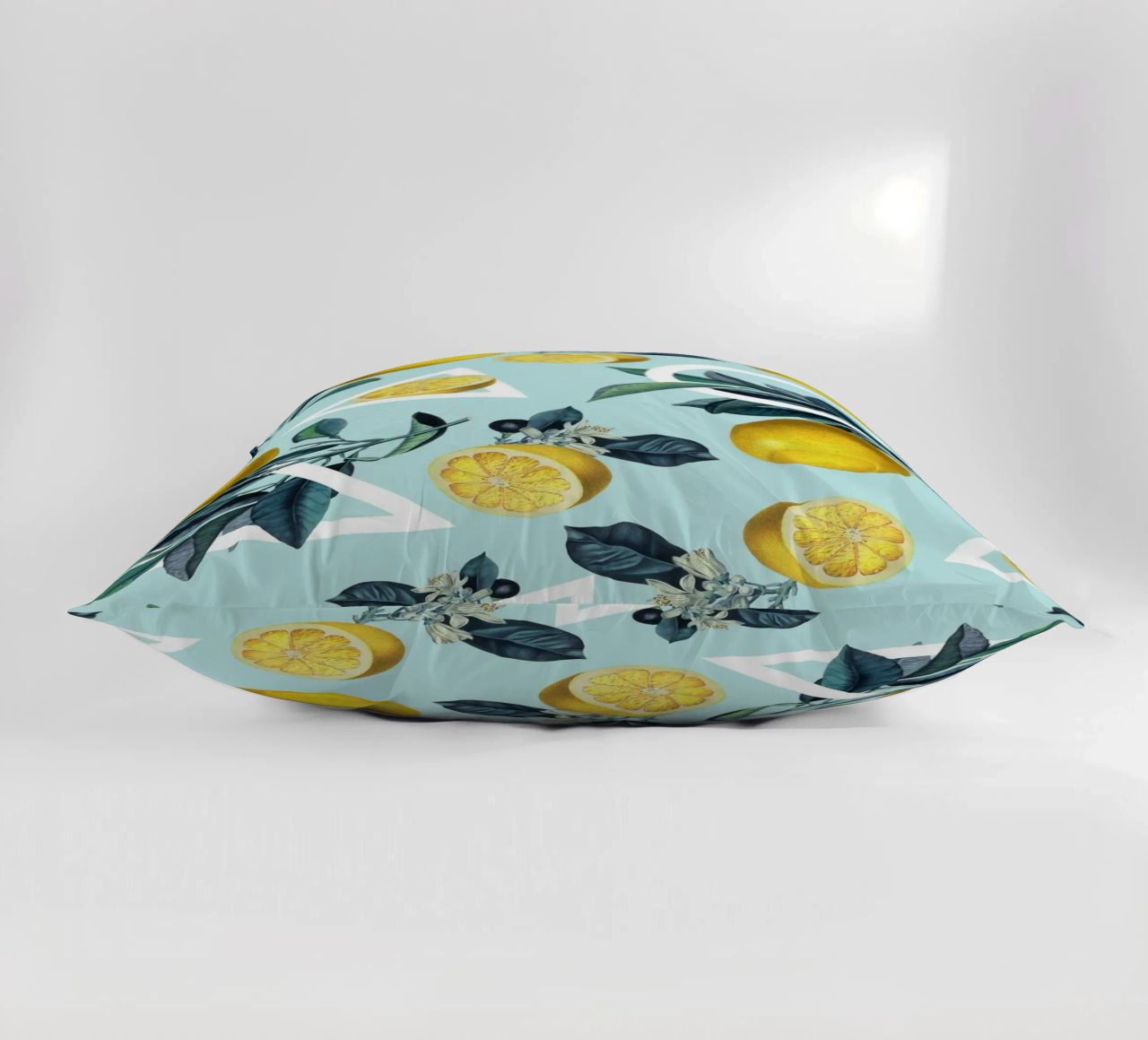 Geometric and Lemon Pattern III cuscino da burcukorkmazyurek