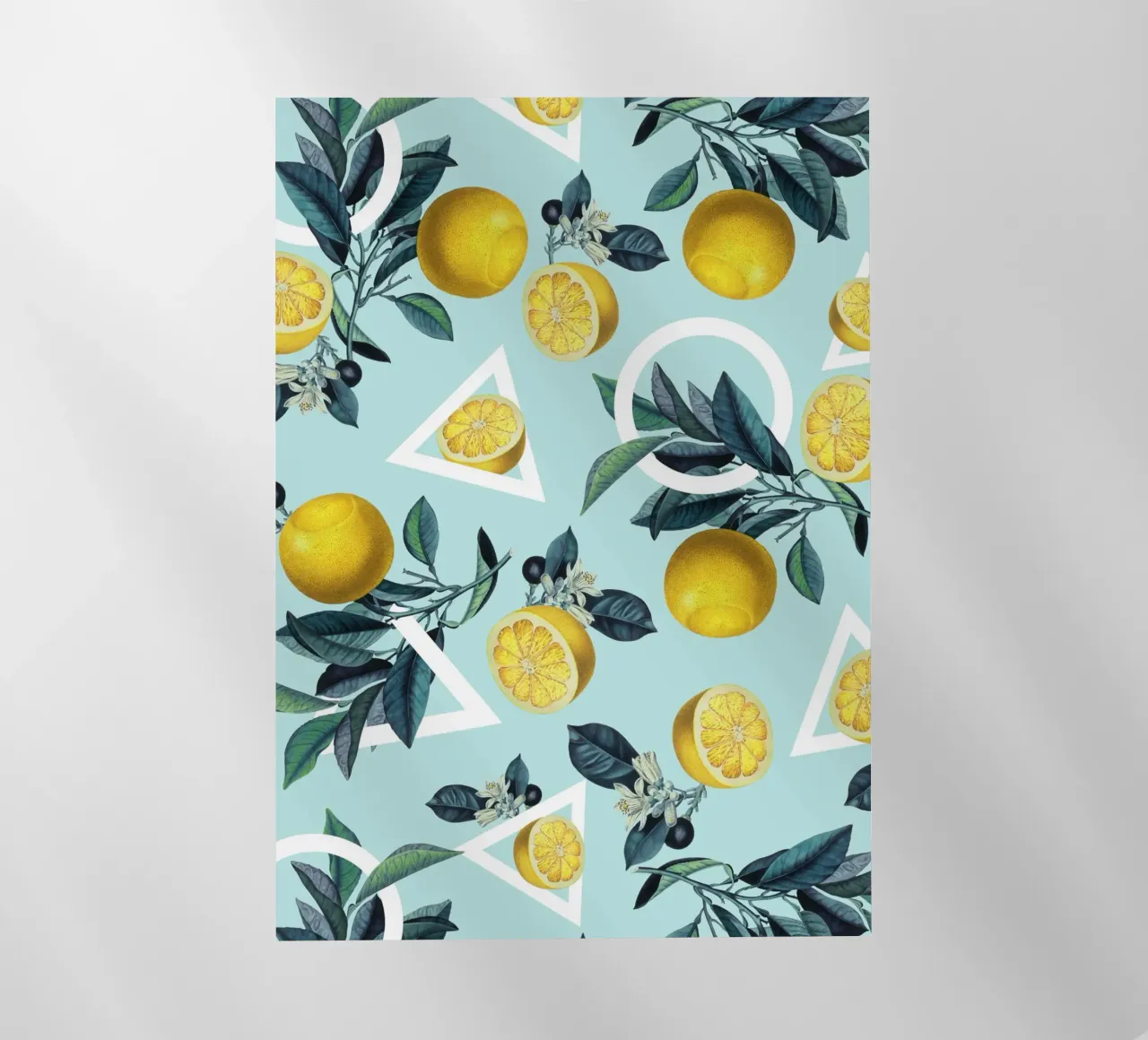 Geometric and Lemon Pattern III Backlit Folie von burcukorkmazyurek