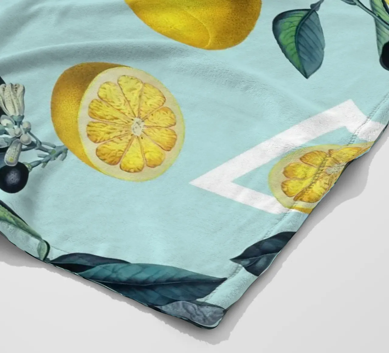 Geometric and Lemon Pattern III coperta in pile da burcukorkmazyurek