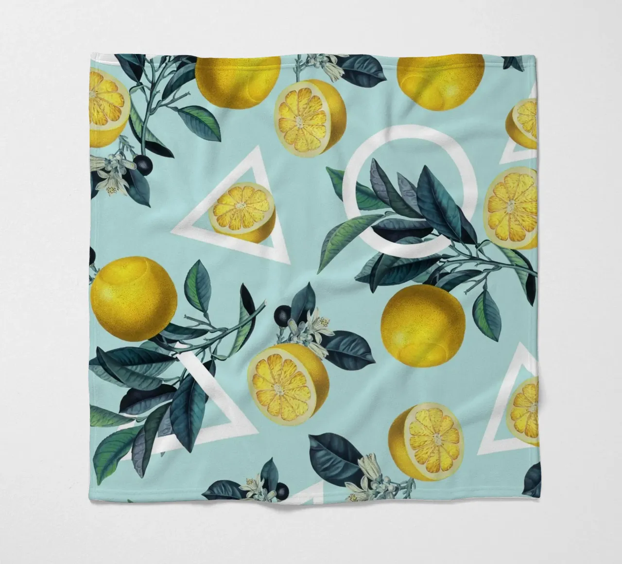 Geometric and Lemon Pattern III coperta in pile da burcukorkmazyurek