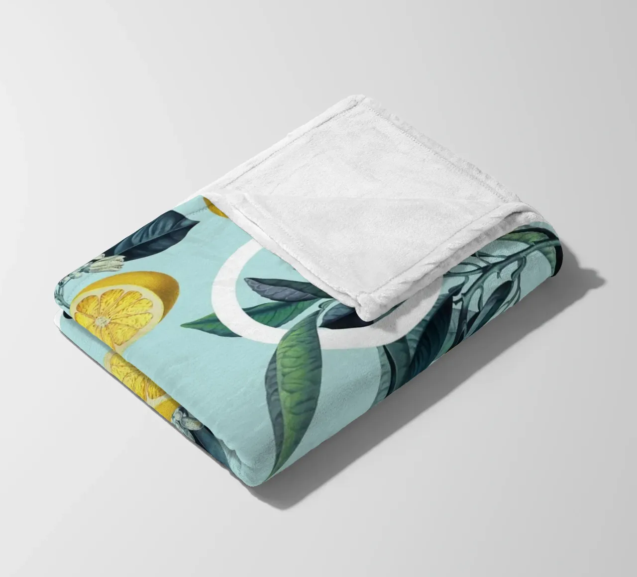 Geometric and Lemon Pattern III coperta in pile da burcukorkmazyurek