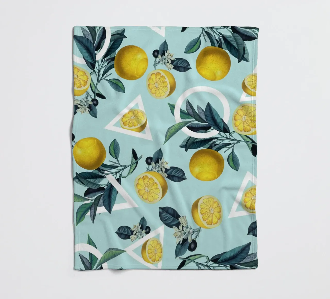 Geometric and Lemon Pattern III coperta in pile da burcukorkmazyurek
