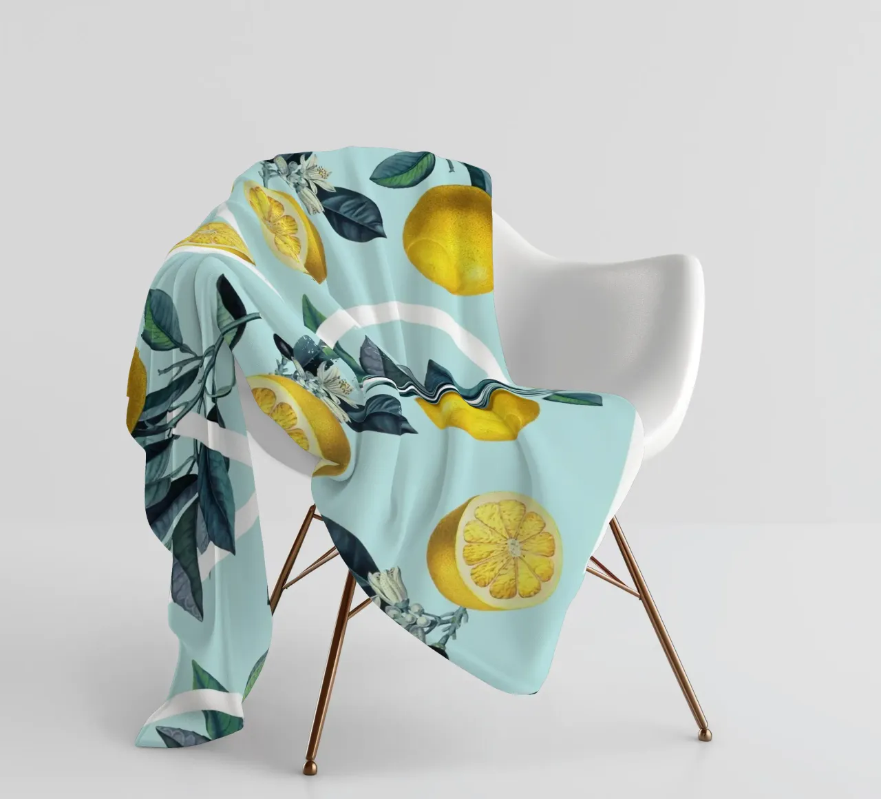 Geometric and Lemon Pattern III coperta in pile da burcukorkmazyurek