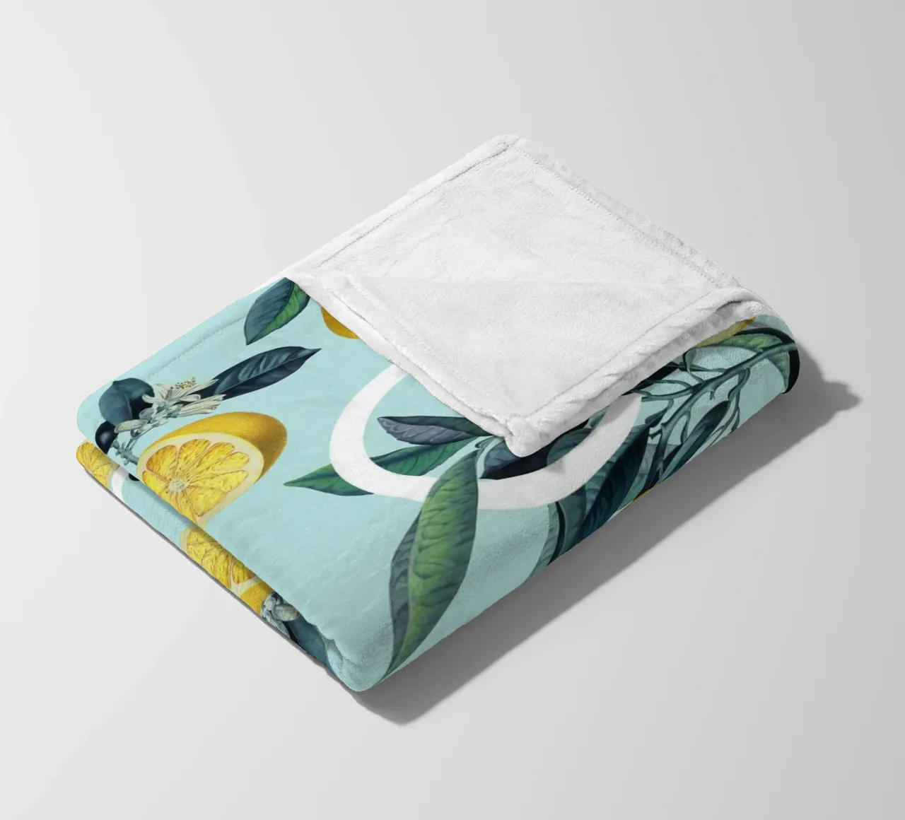 Geometric and Lemon Pattern III coperta in pile da burcukorkmazyurek