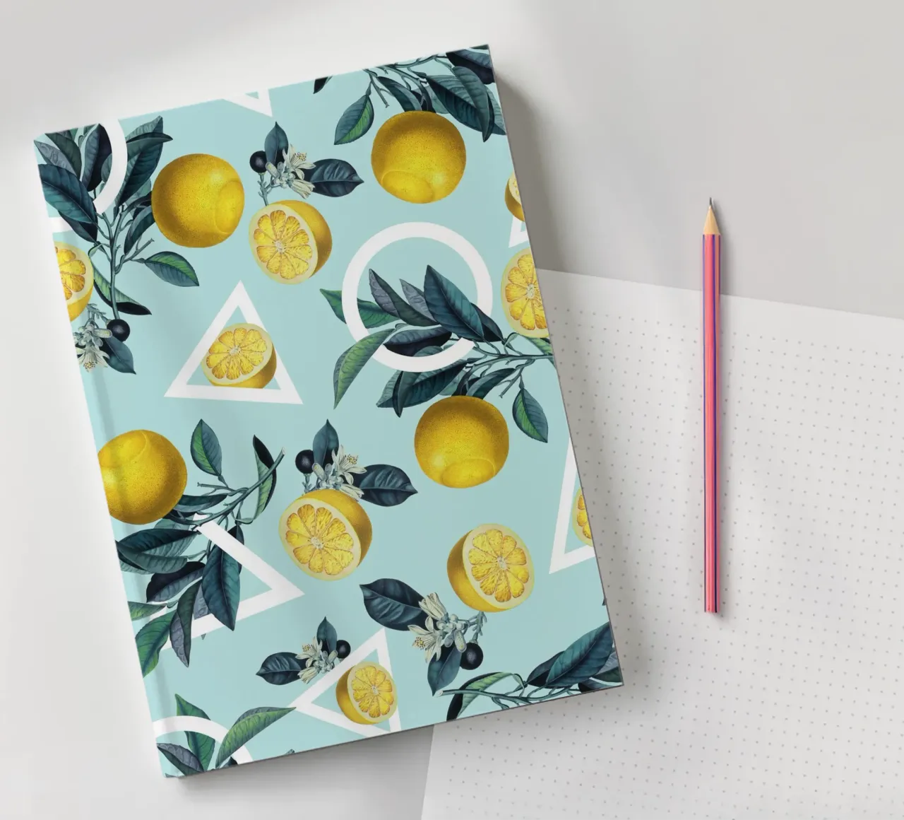 Geometric and Lemon Pattern III diario da burcukorkmazyurek