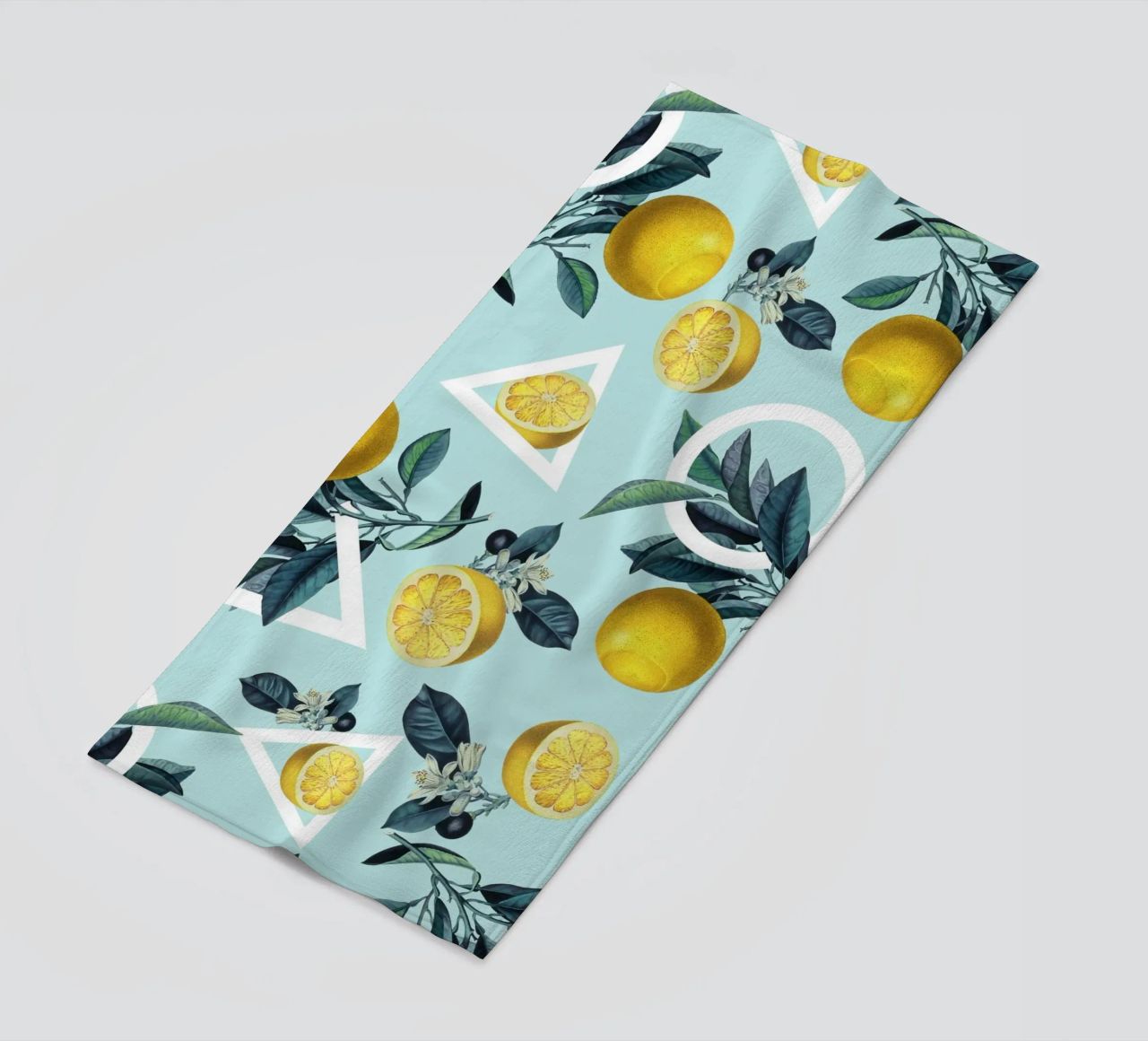 Geometric and Lemon Pattern III telo mare da burcukorkmazyurek