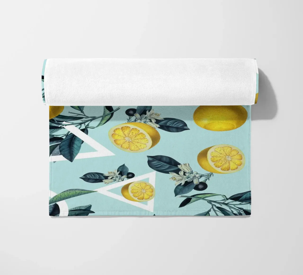 Geometric and Lemon Pattern III telo mare da burcukorkmazyurek