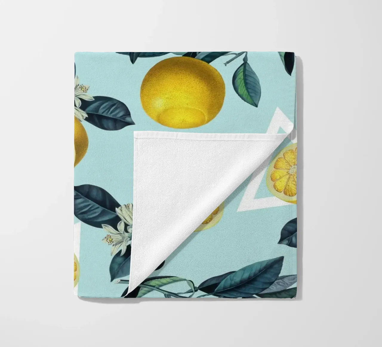 Geometric and Lemon Pattern III telo mare da burcukorkmazyurek