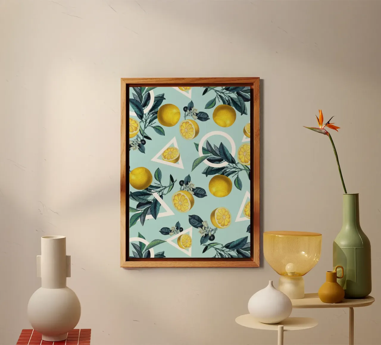 Geometric and Lemon Pattern III alluminio dibond da burcukorkmazyurek