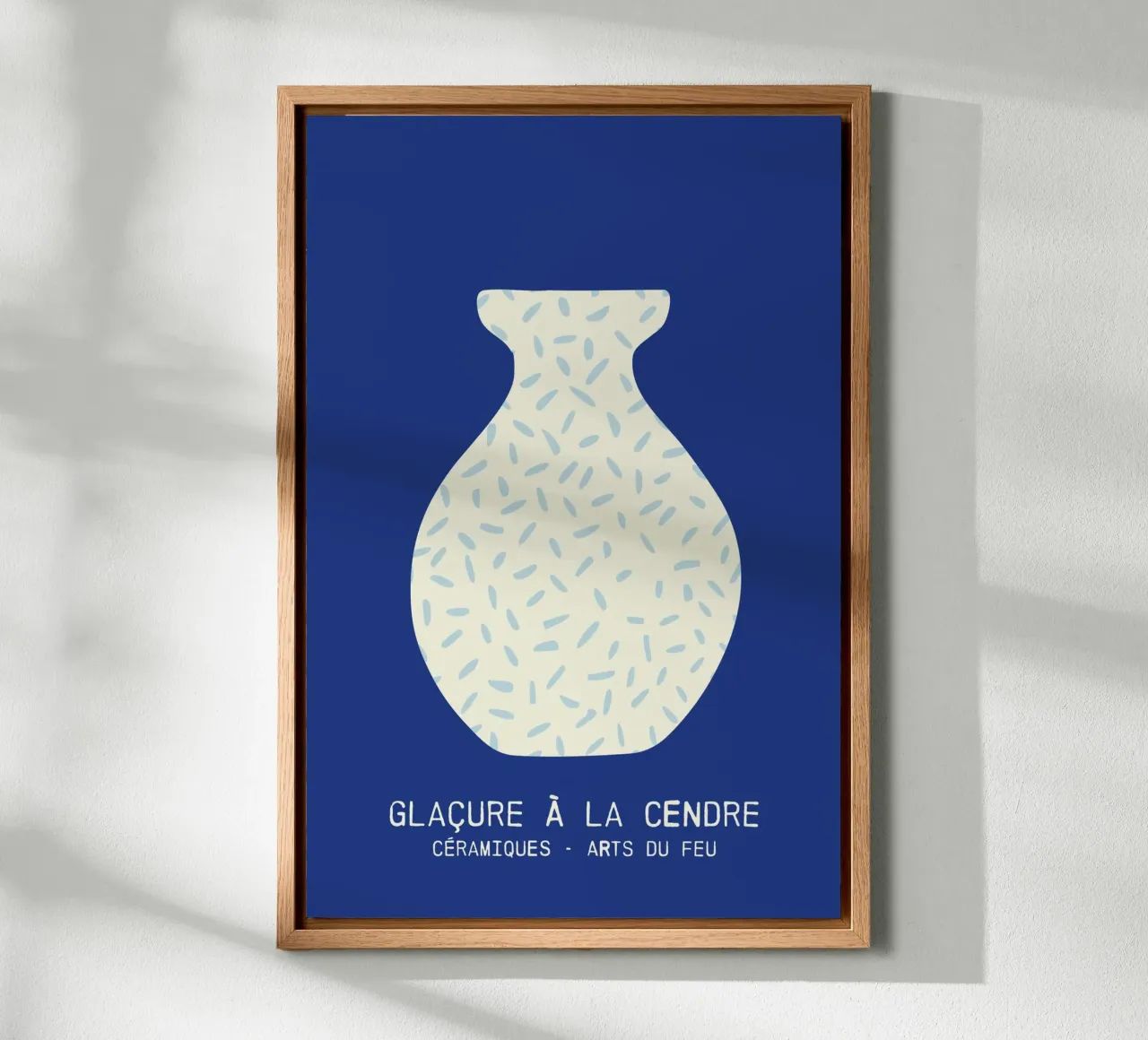 collection céramiques - glaçure à la cendre tela con Cornice a cassetta da STUDIO 4H37