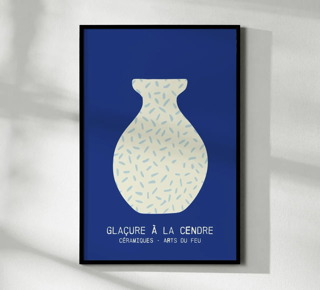 collection céramiques - glaçure à la cendre poster con telaio in plastica da STUDIO 4H37