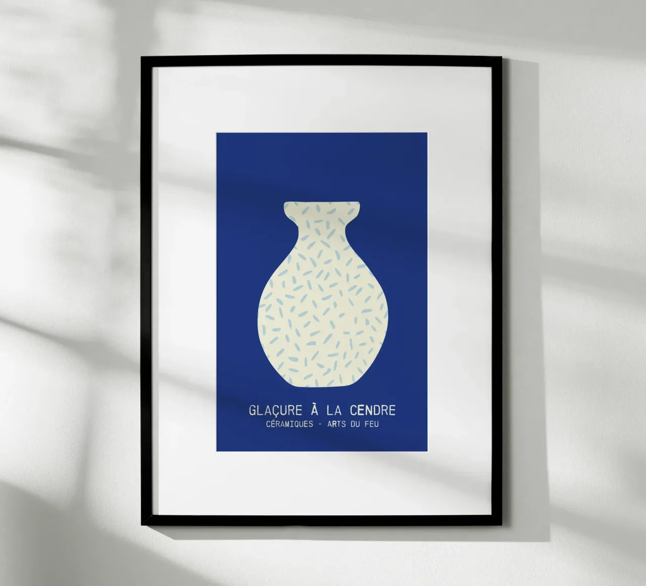 collection céramiques - glaçure à la cendre poster con telaio in plastica da STUDIO 4H37