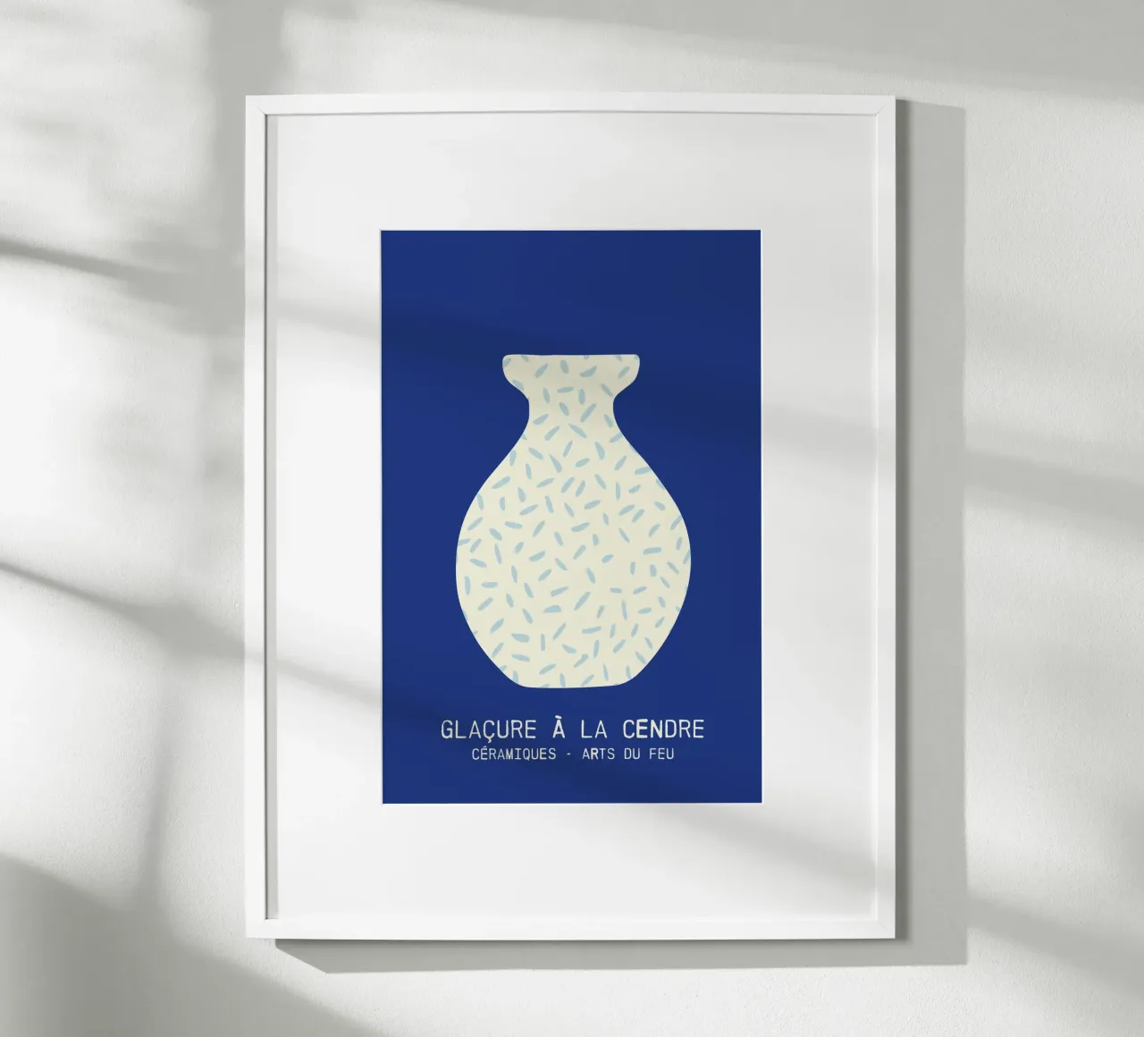 collection céramiques - glaçure à la cendre poster con telaio in plastica da STUDIO 4H37