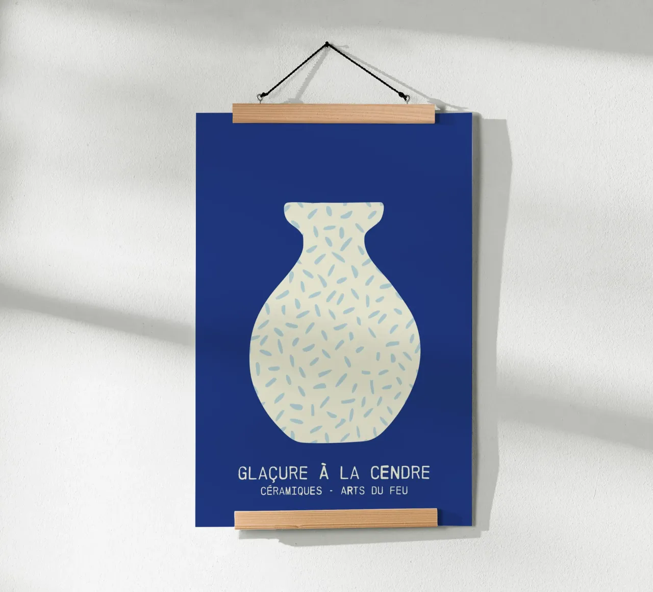 collection céramiques - glaçure à la cendre poster con telaio in plastica da STUDIO 4H37
